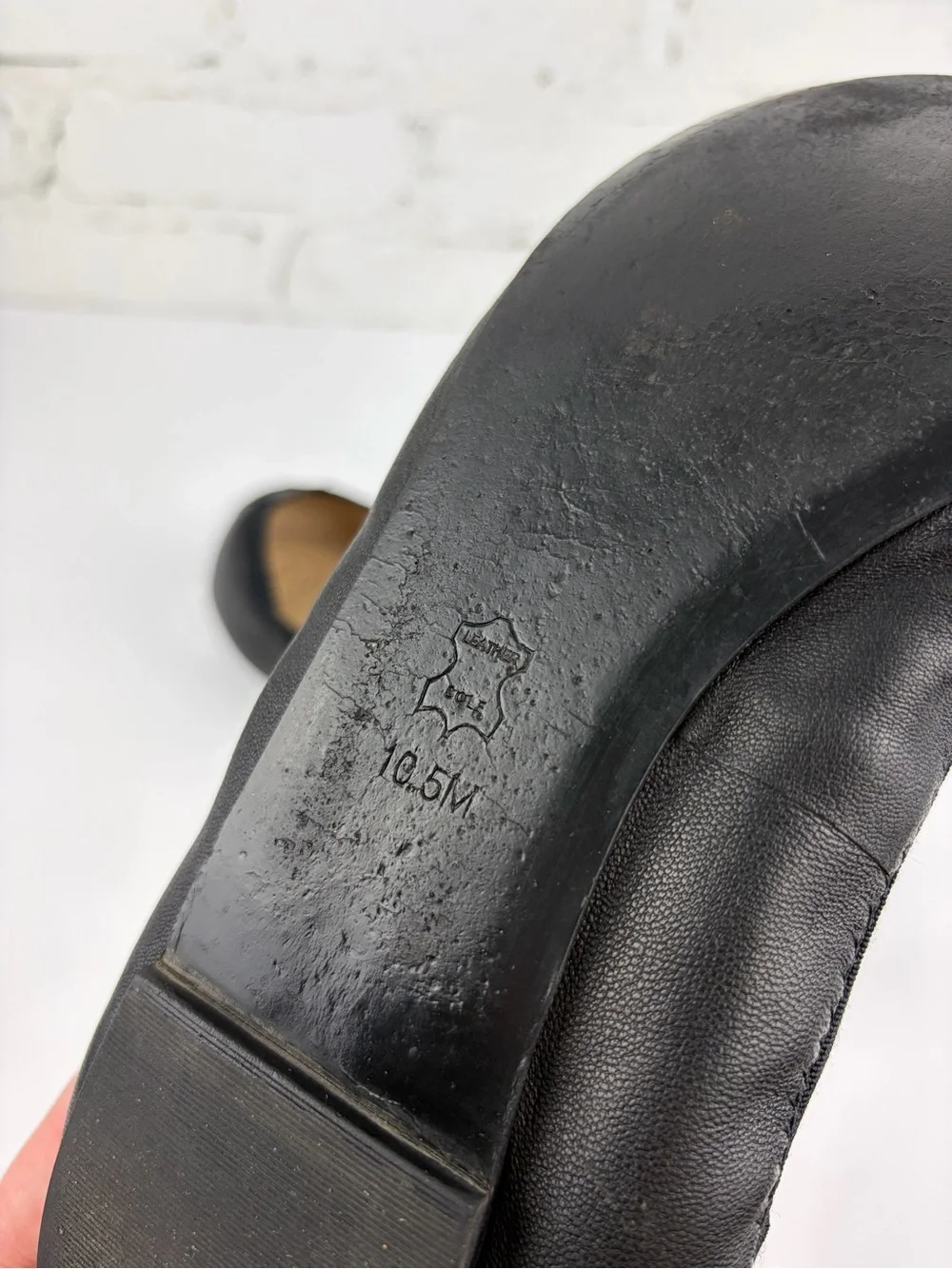 Tory Burch Sedgwick Elastic Ballet Flats Bow Logo Toe 10.5